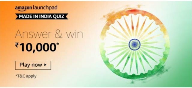 Amazon Made In India Quiz Answers