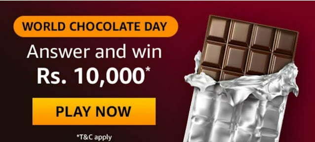 Amazon World Chocolate Day Answers