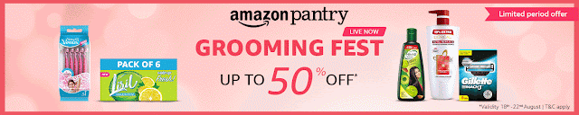 Amazon Pantry Grooming Fest  [18th-22th Aug]