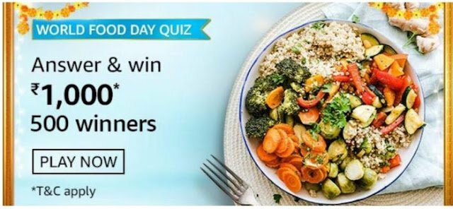 Amazon World Food Day Quiz Answers
