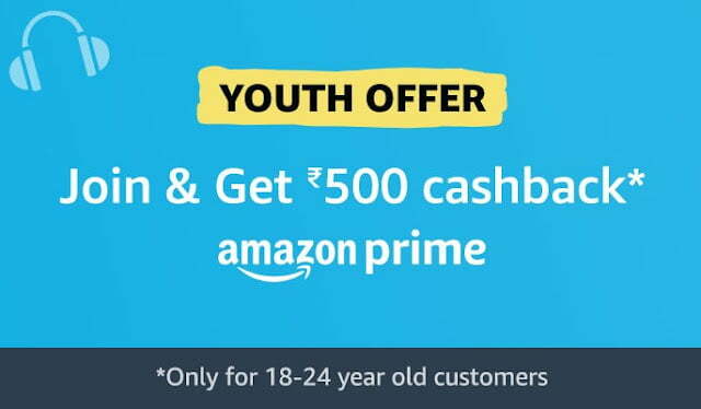 Amazon Prime Youth Offer-