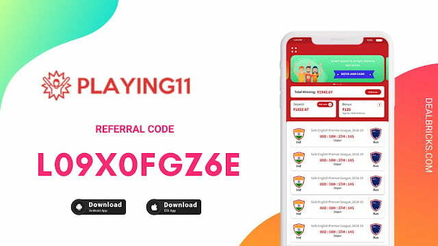 Play11 Fantasy App Referral Code