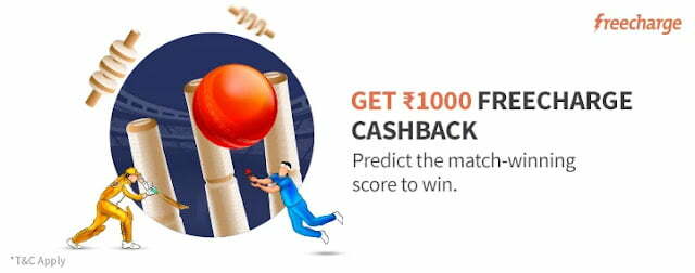 FreeCharge Predict and Win