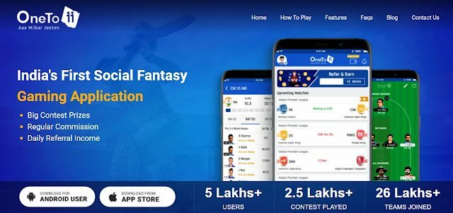 OneTo11 Fantasy App Referral Code