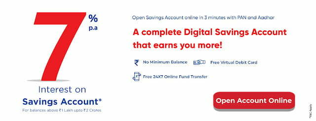 Equitas- Open Free Savings Account Online