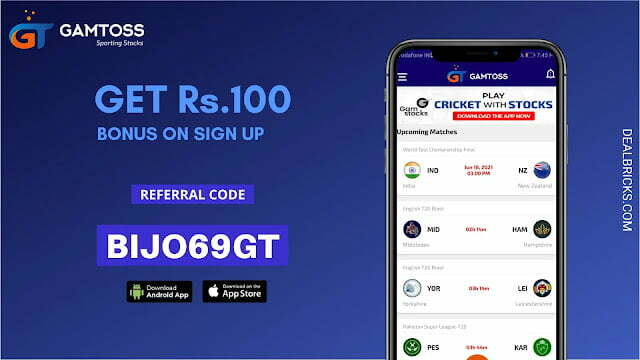 Gamtoss Fantasy App Referral Code