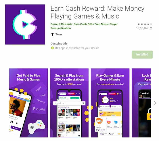 Earn Cash Reward App Download & Review